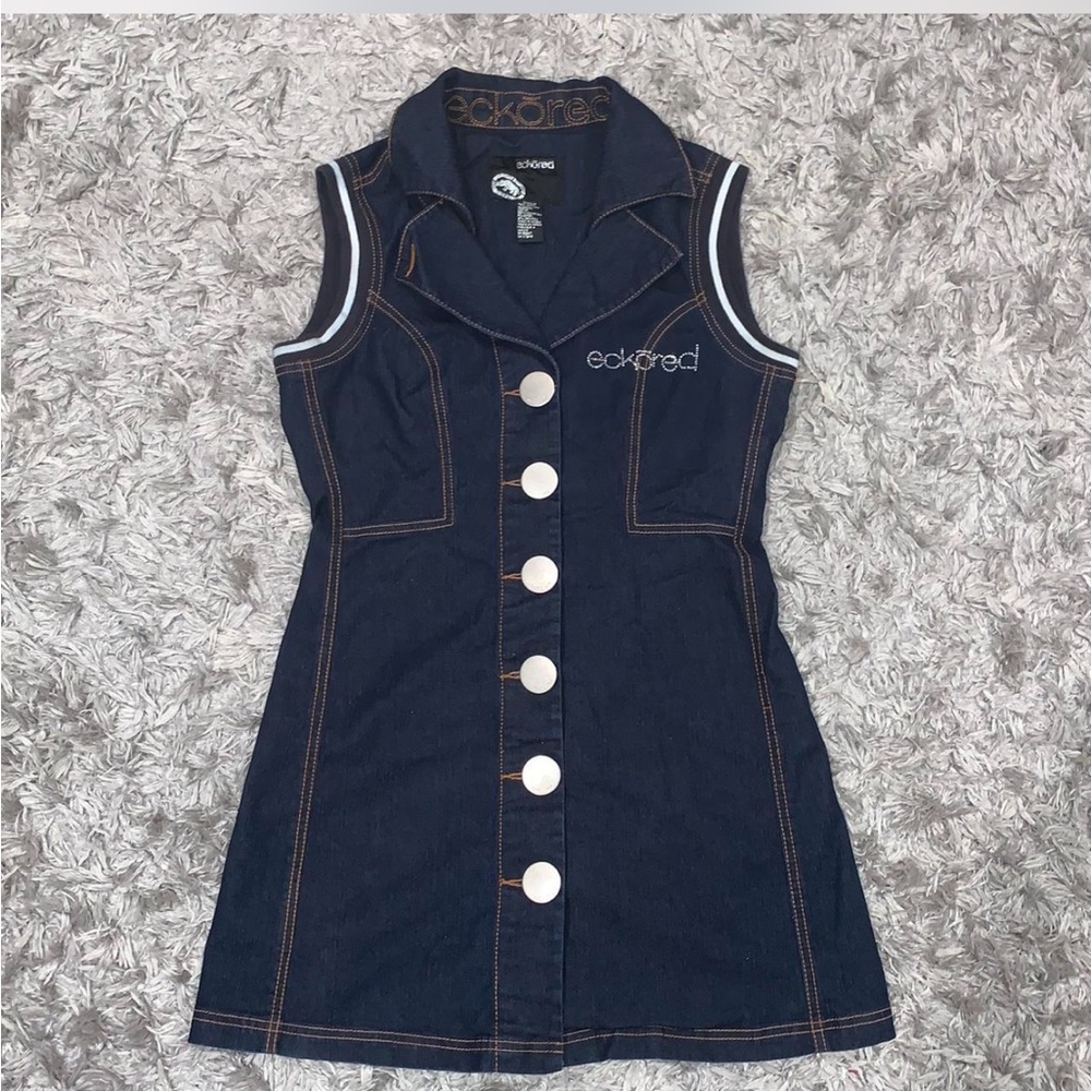 ECKŌRED y2k Denim Dress
